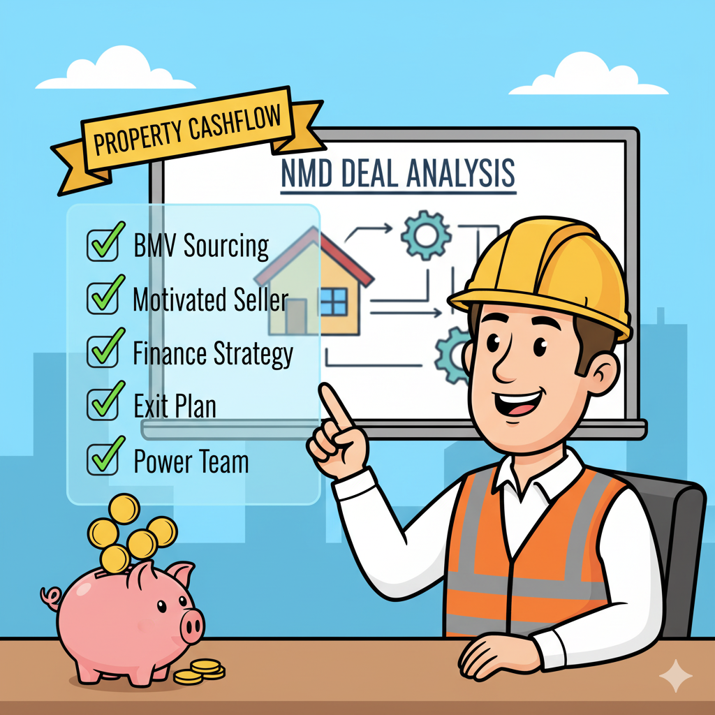 From Theory to Deal: Your Beginner&#8217;s Checklist for NMD Deal Analysis to Secure High-Profit Property Cashflow Deals in the UK
